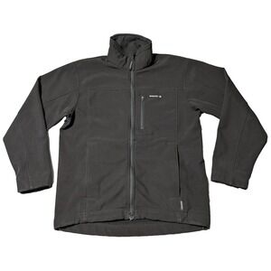 SWANNDRI NEW ZEALAND Men Medium Black Soft Shell Fleece Lined Full Zip Jacket